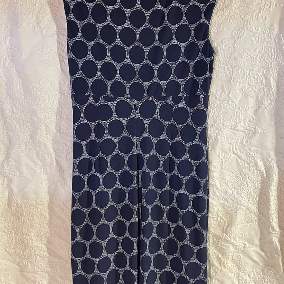 Lauren by Ralph Lauren Blue and White Dress Size 14 - Picture 2 of 4